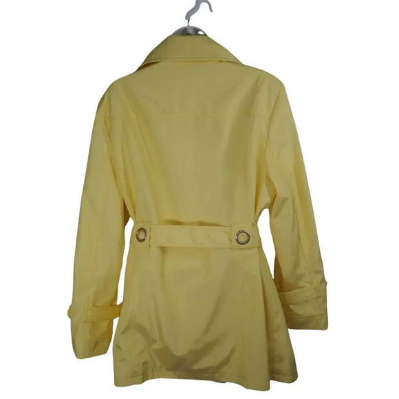 Novelti by AJG Wind/Water Resistant Coat Jacket  Yellow Tie Up XL - Picture 7 of 11